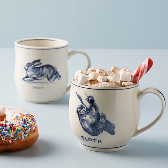 Anthropologie Other - Anthropologie Molly Hatch Icon Rabbit Mug